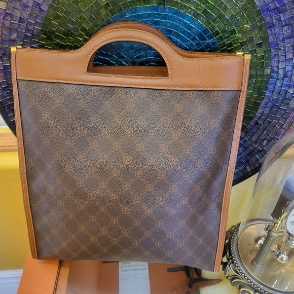 Bally Brown Vintage Top Handle Tote. - Picture 2 of 12